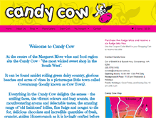 Tablet Screenshot of candycow.com.au